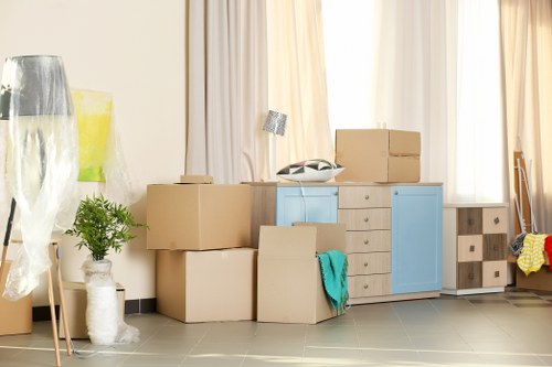 Harrow Removals team assisting with a move
