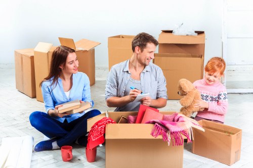 Organized packing process for a smooth home move in Harrow