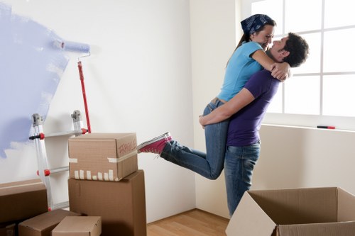 Professional team managing the removal truck hire process