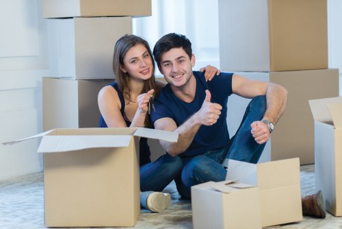 Efficient unpacking process in a new home