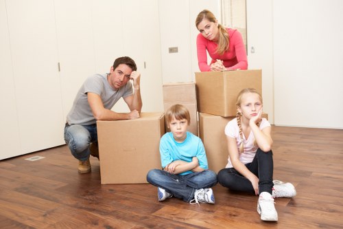 Efficient unloading of belongings by Harrow removal professionals