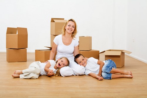 Harrow office movers handling furniture disassembly